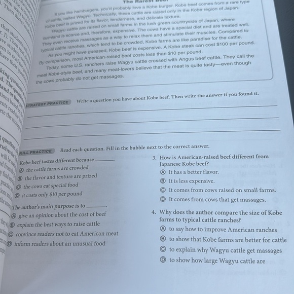 Daily reading comprehension, grade 5 learning book - Picture 4 of 4